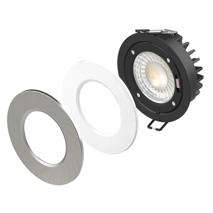 12W LED Dimmable LED Downlight Front CCT Switchable with Optic Lens