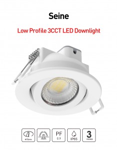 SEINE 7W LED ALL-IN-ONE Downlight-Fixed version