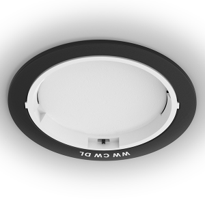 12W LED Dimmable LED Downlight Front CCT Switchable with Diffuser